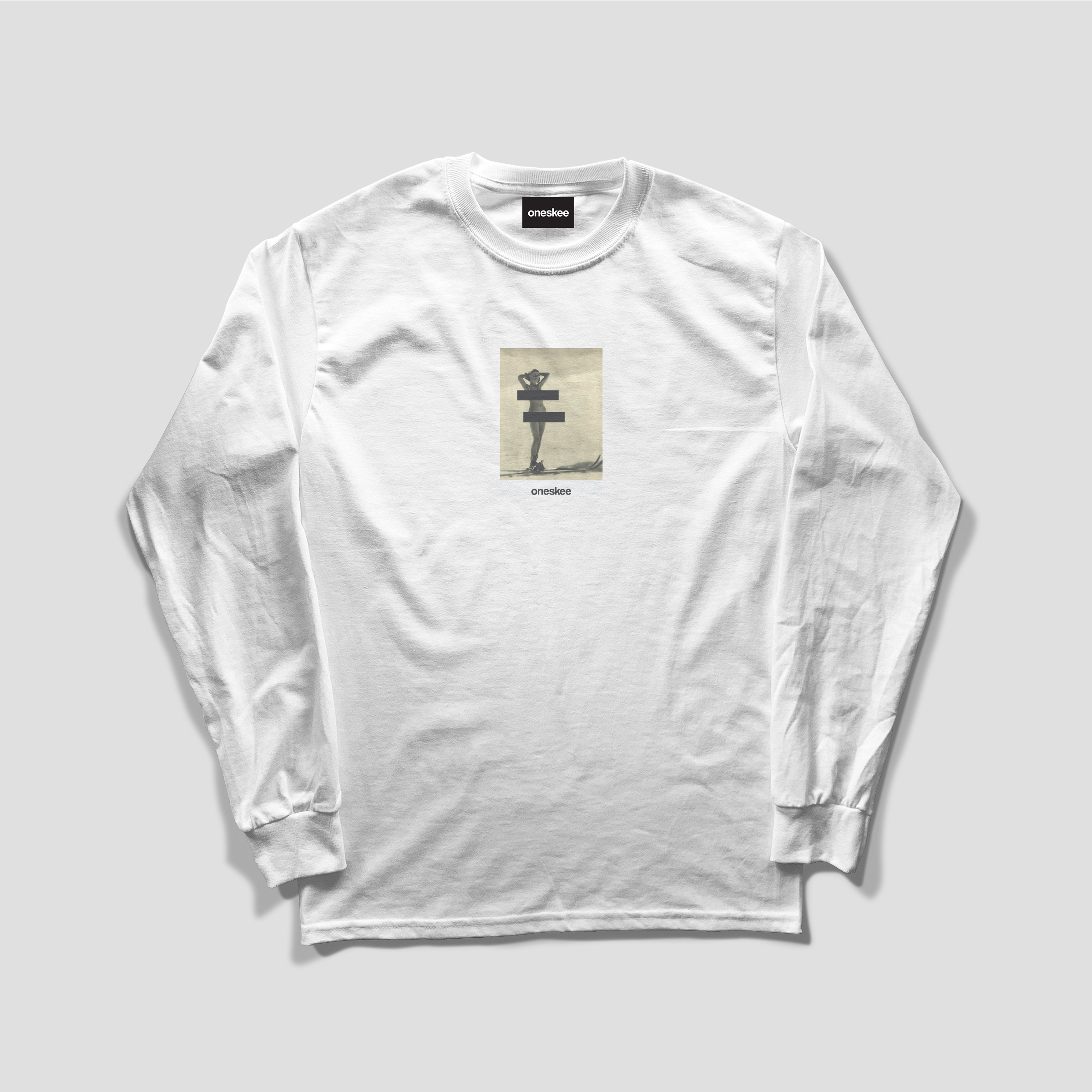 Censored LS Tee, White