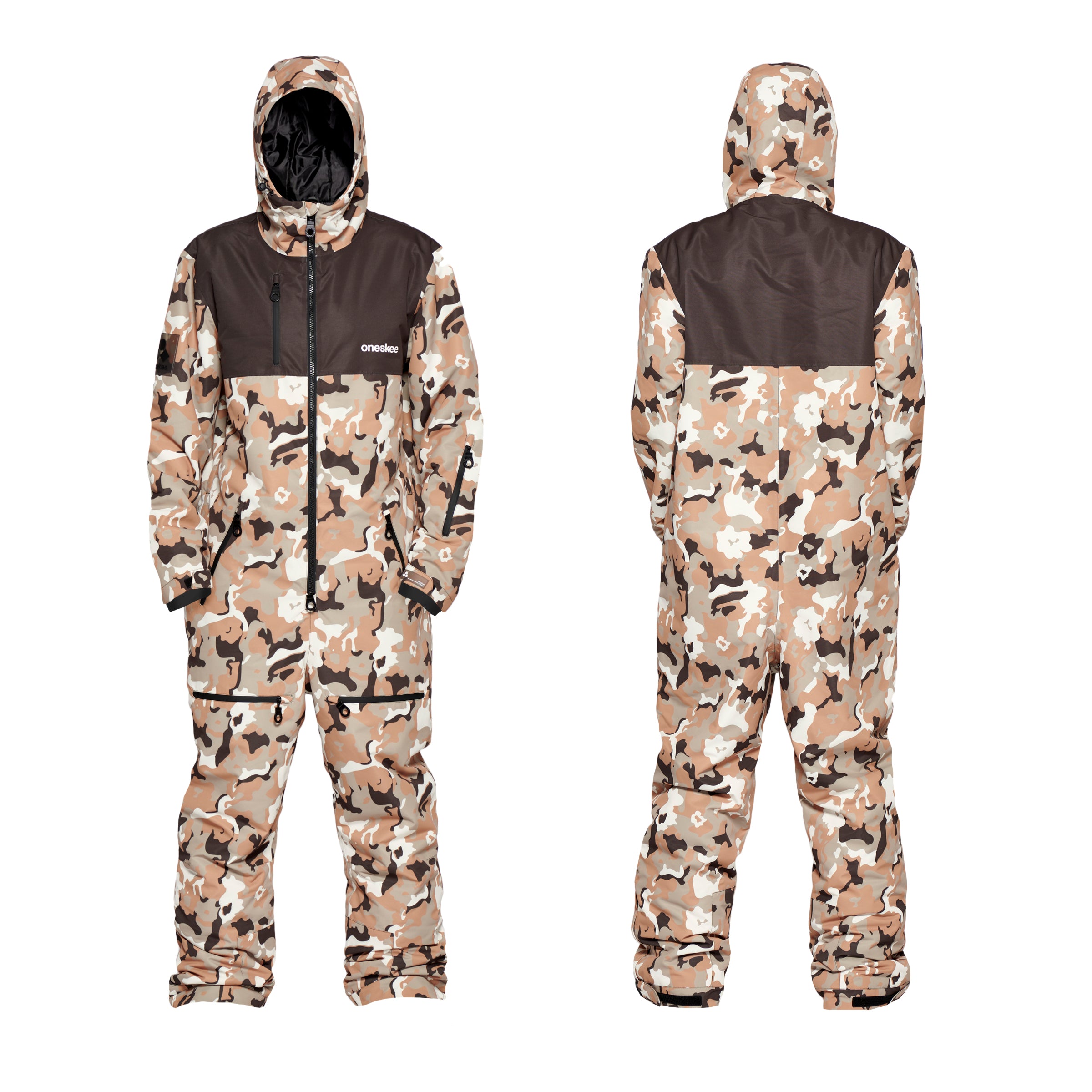 Camouflage ski suit hotsell