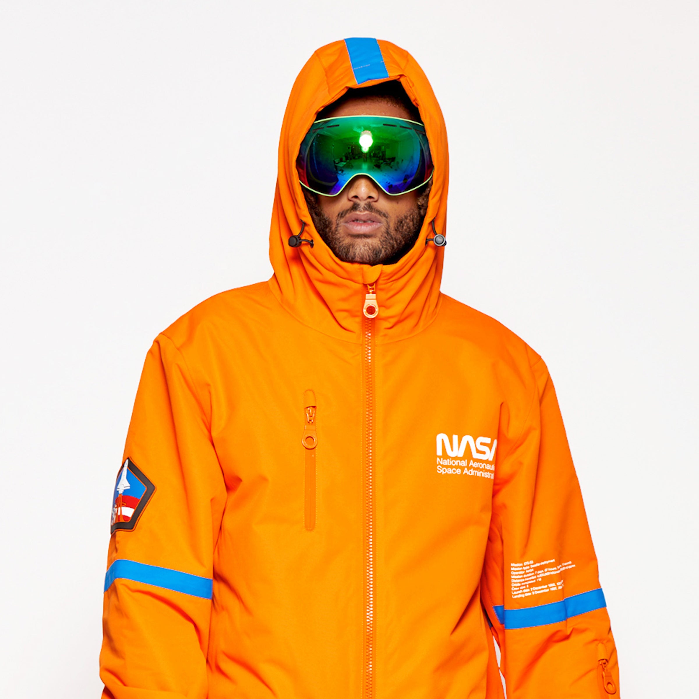 Orange shop nasa jacket