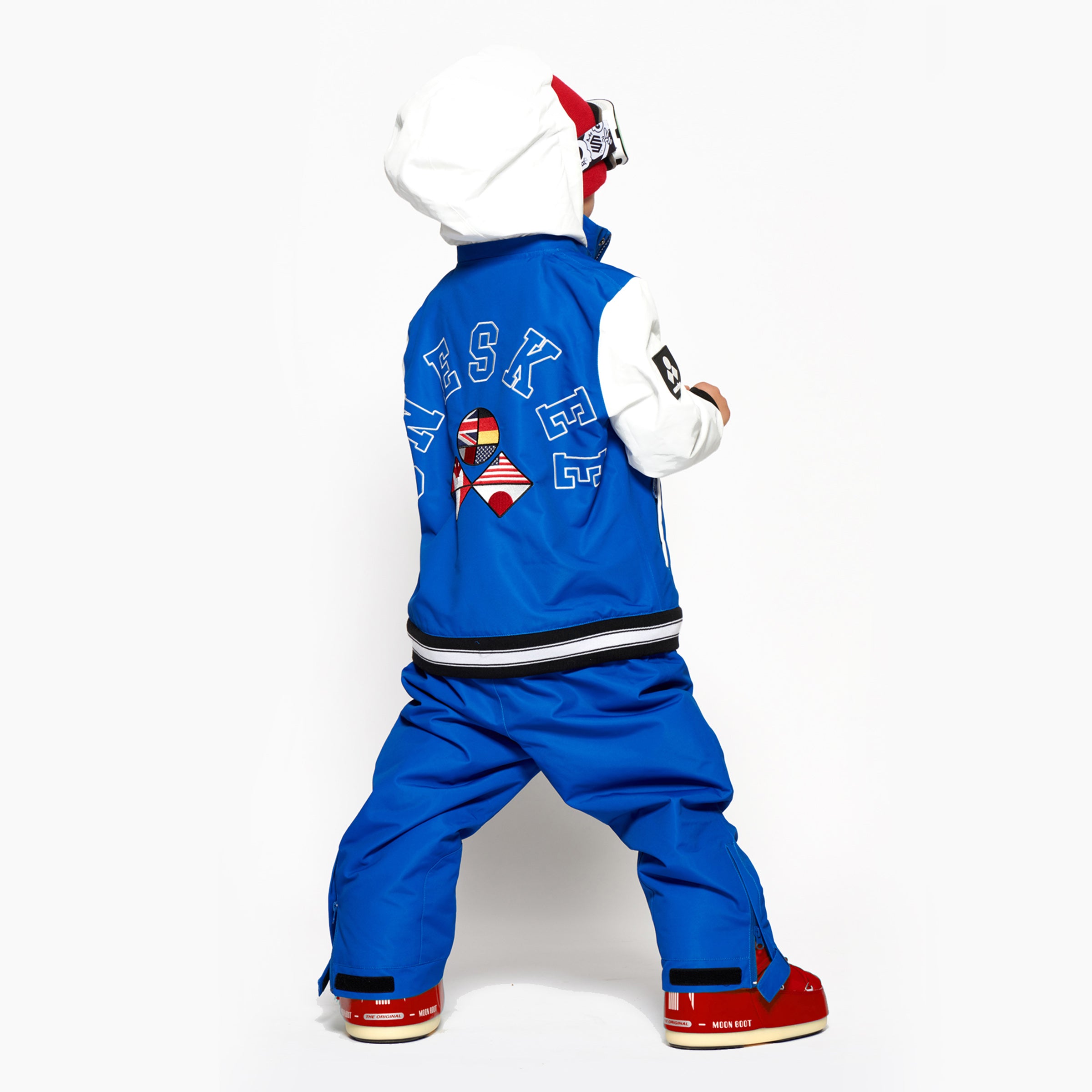 Kids 2-in-1 Snow Suit, Blue Varsity