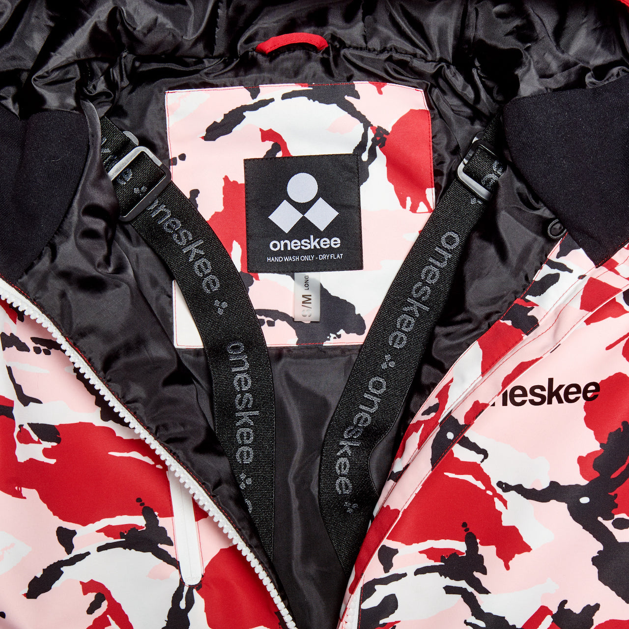 Women's Snow Suit, Red Camo