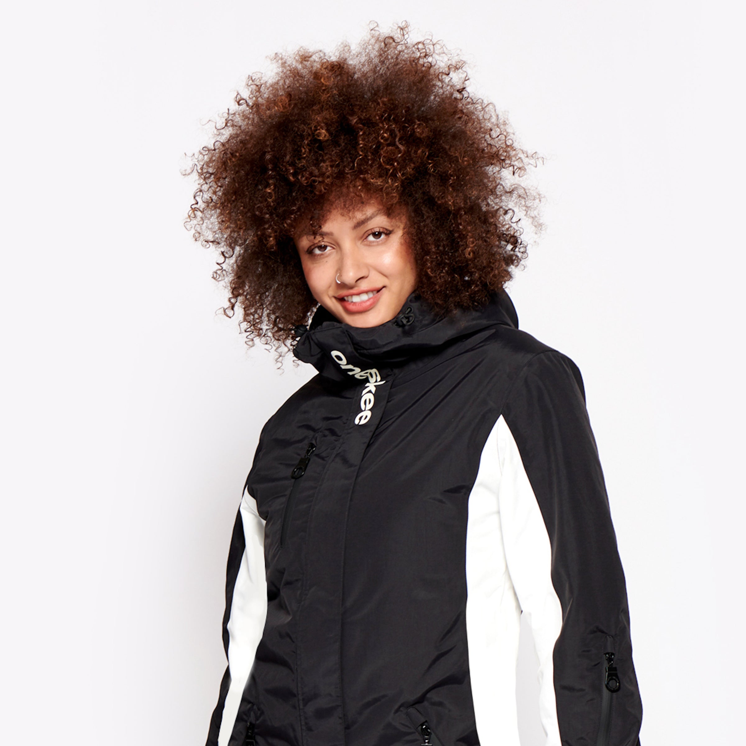 Black womens hotsell snow jacket