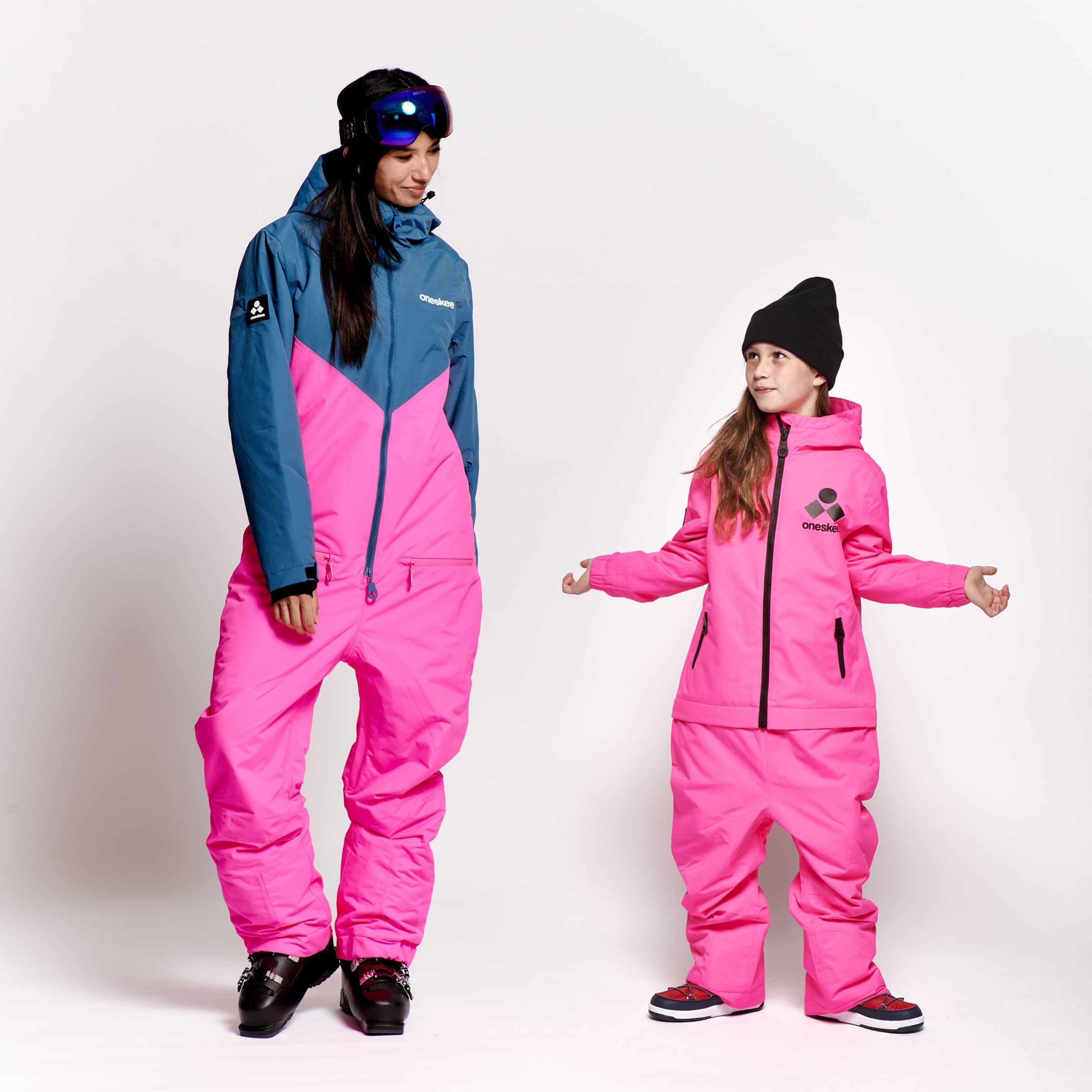 Bundle - Women's & Kids Neon Pink