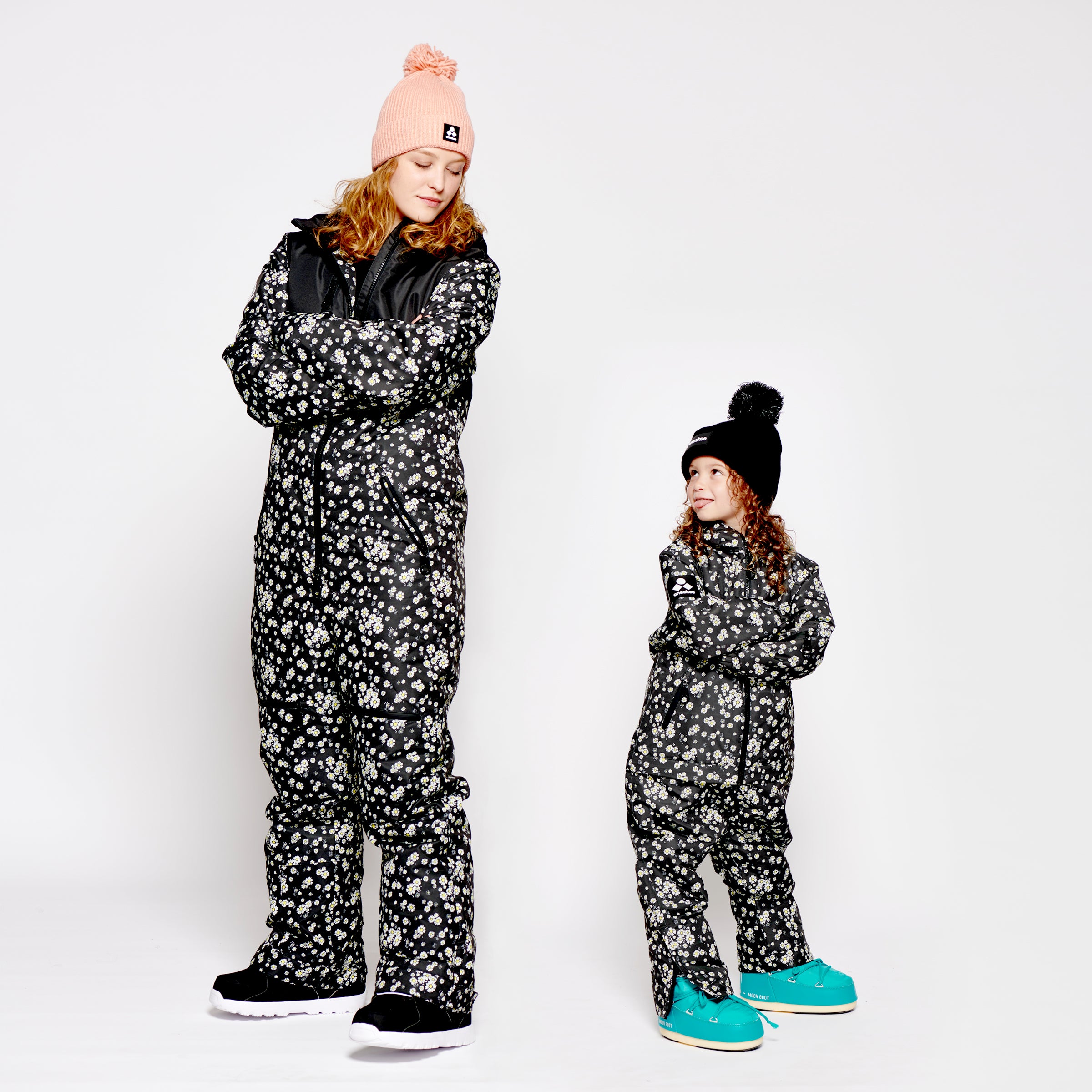 Bundle - Women's & Kids Black Floral