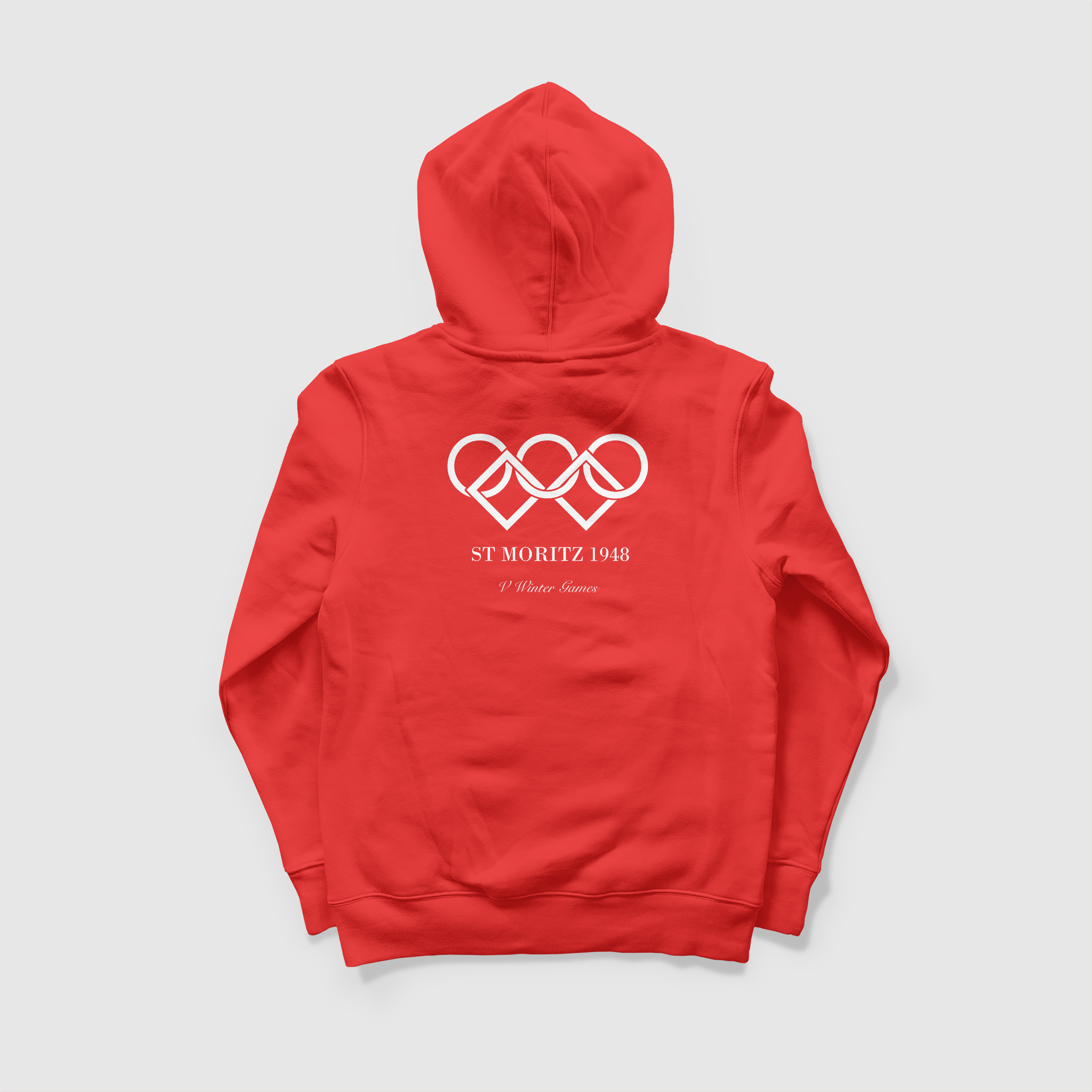 V Winter Games Hoodie, Red